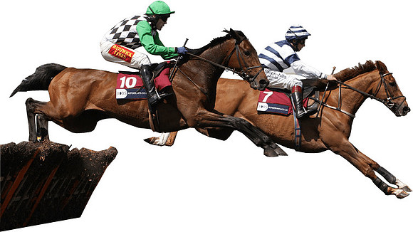 racehorses-jumping